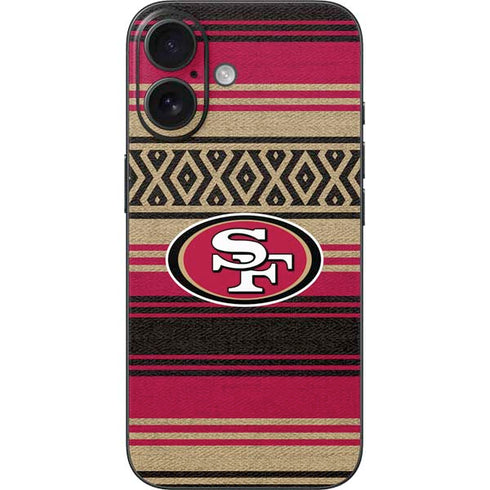 NFL San Francisco 49ers Trailblazer iPhone 16 Skin