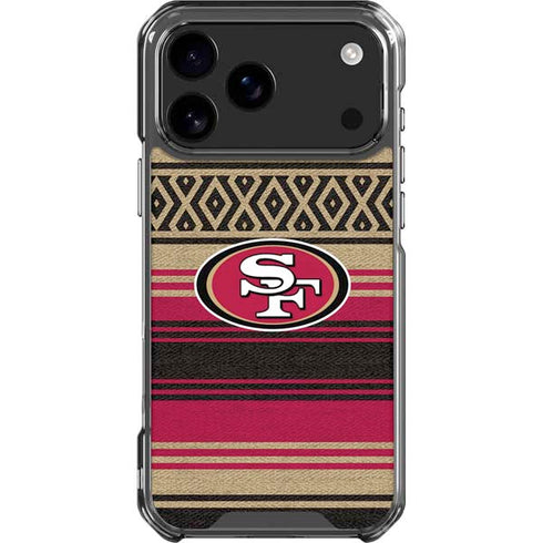 NFL San Francisco 49ers Trailblazer iPhone 18 Pro Max Clear Case