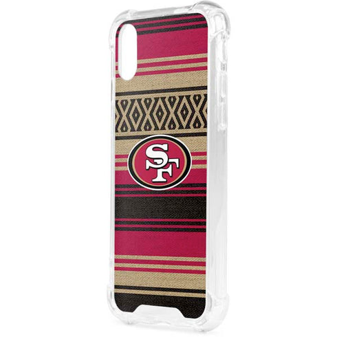 NFL San Francisco 49ers Trailblazer iPhone XS Clear Case