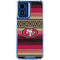 NFL San Francisco 49ers Trailblazer Moto G 5G (2024) Clear Case