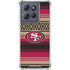 NFL San Francisco 49ers Trailblazer Moto G Play 5G (2025) Clear Case