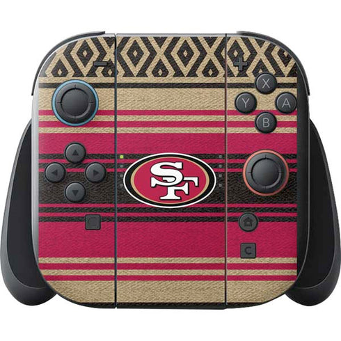 NFL San Francisco 49ers Trailblazer Nintendo Switch 2 (2025) with Joy-Con Skin