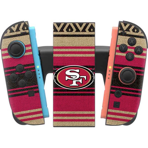 NFL San Francisco 49ers Trailblazer Nintendo Switch 2 (2025) Joy-Con Controller Skin