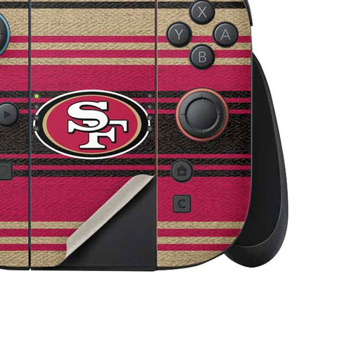 NFL San Francisco 49ers Trailblazer Nintendo Switch 2 (2025) Joy-Con Controller Skin