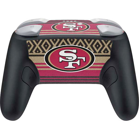 NFL San Francisco 49ers Trailblazer Nintendo Switch 2 (2025) Pro Controller Skin