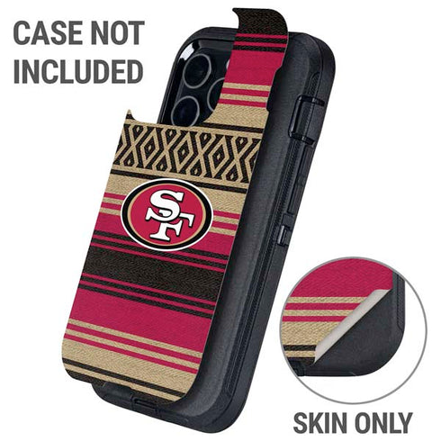 NFL San Francisco 49ers Trailblazer Otterbox Defender iPhone Skin