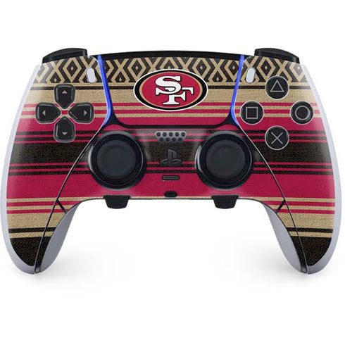 NFL San Francisco 49ers Trailblazer PS5 DualSense Edge Pro Controller Skin