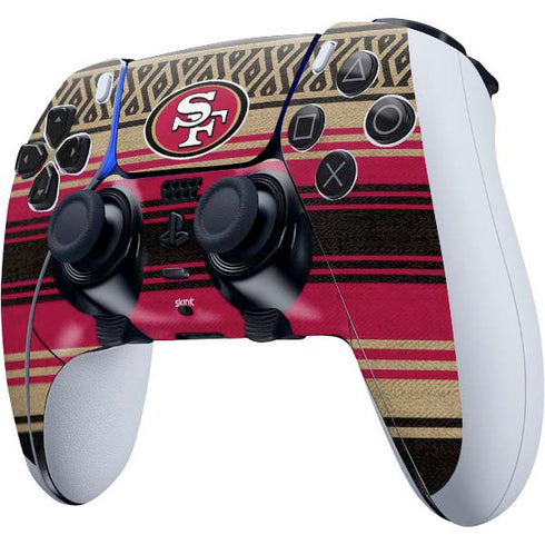 NFL San Francisco 49ers Trailblazer PS5 DualSense Edge Pro Controller Skin