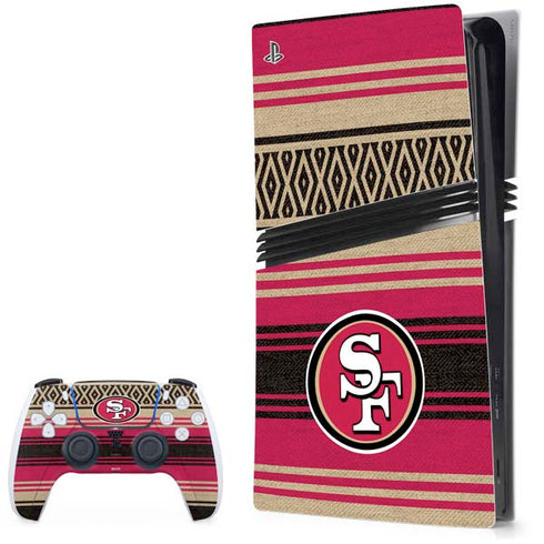 NFL San Francisco 49ers Trailblazer PS5 Pro Bundle Skin