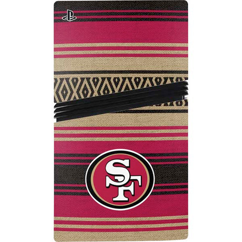 NFL San Francisco 49ers Trailblazer PS5 Pro Console Skin