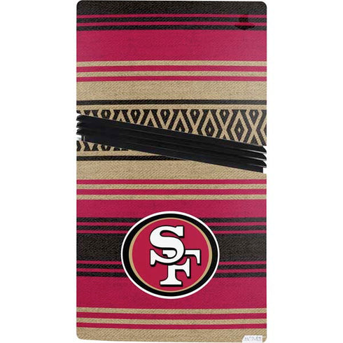 NFL San Francisco 49ers Trailblazer PS5 Pro Console Skin