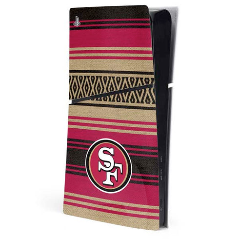NFL San Francisco 49ers Trailblazer PS5 Slim Digital Edition Console Skin