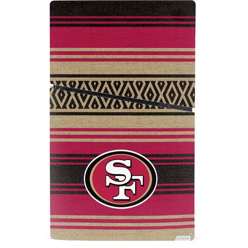NFL San Francisco 49ers Trailblazer PS5 Slim Digital Edition Console Skin