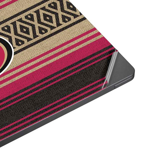 NFL San Francisco 49ers Trailblazer Surface Laptop 7 15in Skin