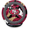 NFL San Francisco 49ers Tropical Print Fast Charge Wireless Charging Stand Skin