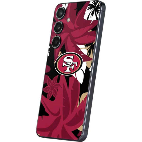NFL San Francisco 49ers Tropical Print Galaxy A16 5G Skin