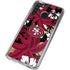 NFL San Francisco 49ers Tropical Print Galaxy A21 Clear Case