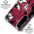 NFL San Francisco 49ers Tropical Print Galaxy A36 5G Clear Case