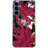 NFL San Francisco 49ers Tropical Print Galaxy A55 5G Clear Case