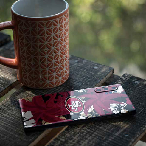 NFL San Francisco 49ers Tropical Print Galaxy Note 10 Plus Skin