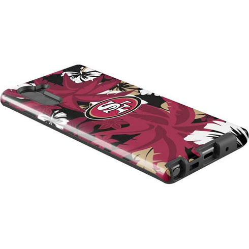 NFL San Francisco 49ers Tropical Print Galaxy Note 10 Pro Case