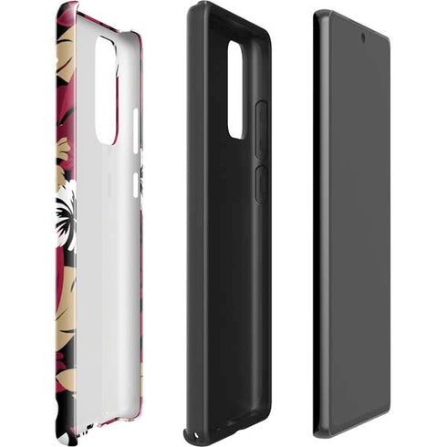 NFL San Francisco 49ers Tropical Print Galaxy Note20 5G Pro Case
