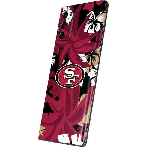 NFL San Francisco 49ers Tropical Print Galaxy Note20 5G Skin