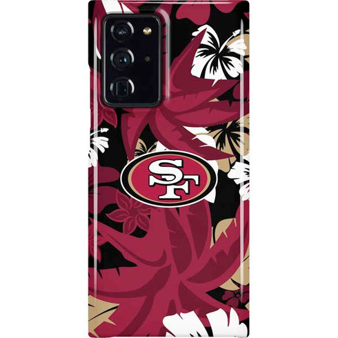 NFL San Francisco 49ers Tropical Print Galaxy Cases