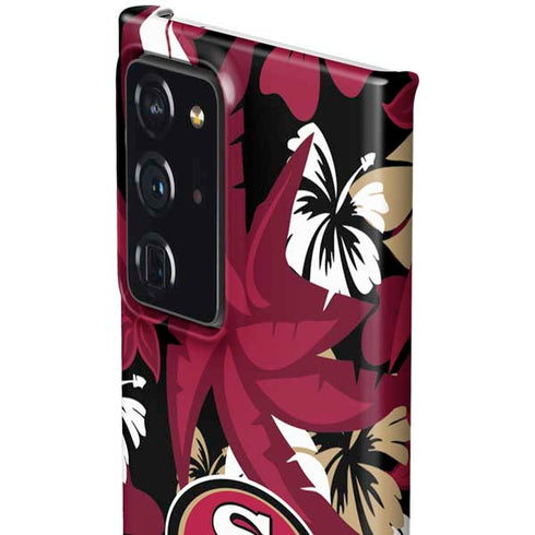 NFL San Francisco 49ers Tropical Print Galaxy Note20 Ultra 5G Lite Case