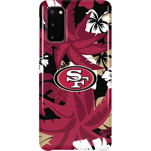 NFL San Francisco 49ers Tropical Print Galaxy S20 Lite Case