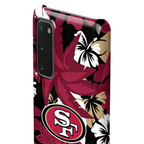 NFL San Francisco 49ers Tropical Print Galaxy S20 Lite Case