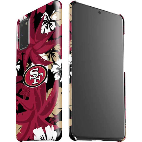 NFL San Francisco 49ers Tropical Print Galaxy S20 Lite Case