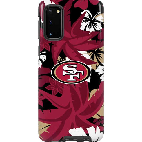 NFL San Francisco 49ers Tropical Print Galaxy S20 Pro Case