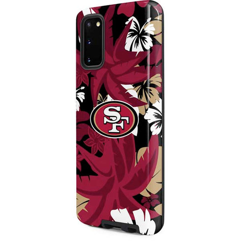 NFL San Francisco 49ers Tropical Print Galaxy S20 Pro Case