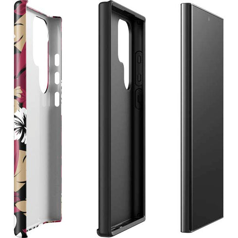 NFL San Francisco 49ers Tropical Print Galaxy S23 Ultra Pro Case