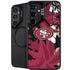 NFL San Francisco 49ers Tropical Print Galaxy S24 FE Kickstand Case