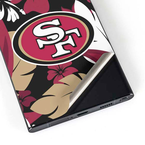 NFL San Francisco 49ers Tropical Print Galaxy S25 Ultra Skin