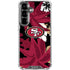 NFL San Francisco 49ers Tropical Print Galaxy S26 Plus Clear Case