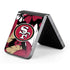 NFL San Francisco 49ers Tropical Print Galaxy Z Flip6 Skin