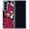 NFL San Francisco 49ers Tropical Print Galaxy Z Fold5 5G Clear Case