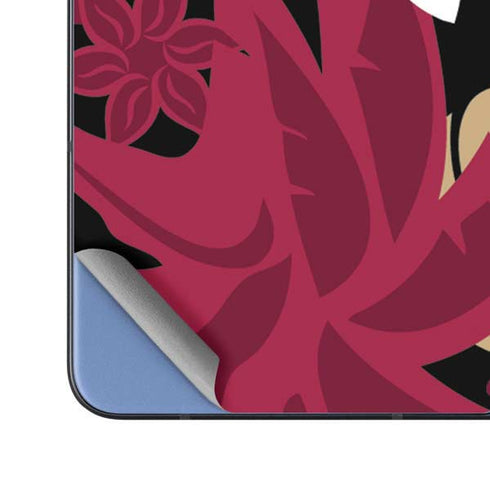NFL San Francisco 49ers Tropical Print Galaxy Z Fold5 5G Skin