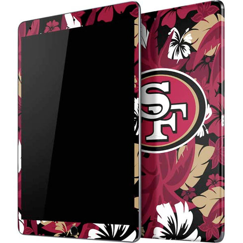 NFL San Francisco 49ers Tropical Print iPad Skins
