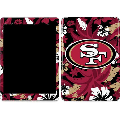 NFL San Francisco 49ers Tropical Print Apple iPad Skin