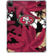 NFL San Francisco 49ers Tropical Print iPad Pro 11in (2024) Clear Case