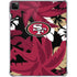 NFL San Francisco 49ers Tropical Print iPad Pro 11in (2024) Clear Case