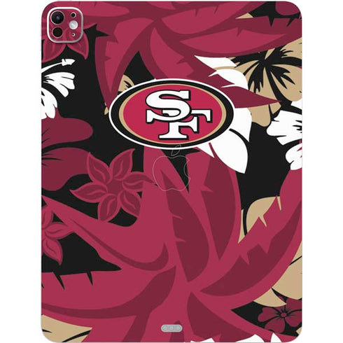 NFL San Francisco 49ers Tropical Print iPad Pro 13in M4 (2024) Skin
