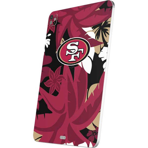 NFL San Francisco 49ers Tropical Print iPad Pro 13in M4 (2024) Skin