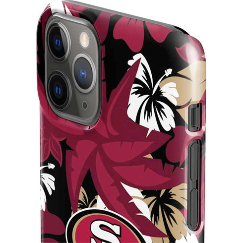 NFL San Francisco 49ers Tropical Print iPhone 11 Pro Lite Case