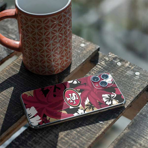 NFL San Francisco 49ers Tropical Print iPhone 11 Pro Skin