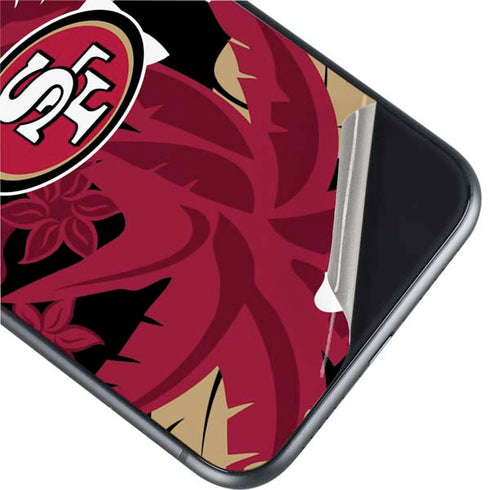 NFL San Francisco 49ers Tropical Print iPhone 11 Skin